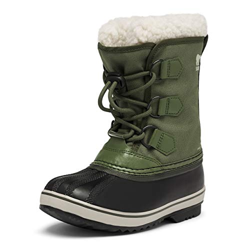 Sorel KIDS YOOT PAC NYLON WATERPROOF Schneestiefel für Unisex Kinder, Grün (Hiker Green) - Youth, 39 EU von Sorel