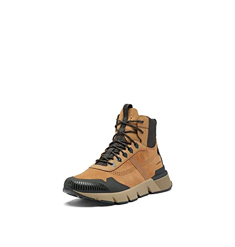 Sorel Kinetic Rush MID WP Herren Sneaker – wasserdichte Wildleder-Sneaker, Tawny Buff, Sandy Tan, 42 EU von Sorel