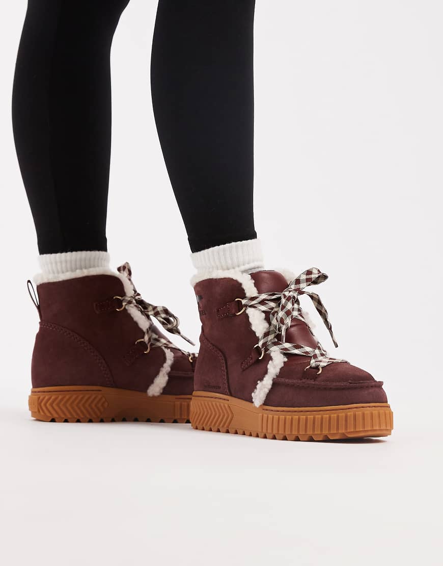 Sorel - Ona Ave - Bergstiefel in Burgunderrot von Sorel