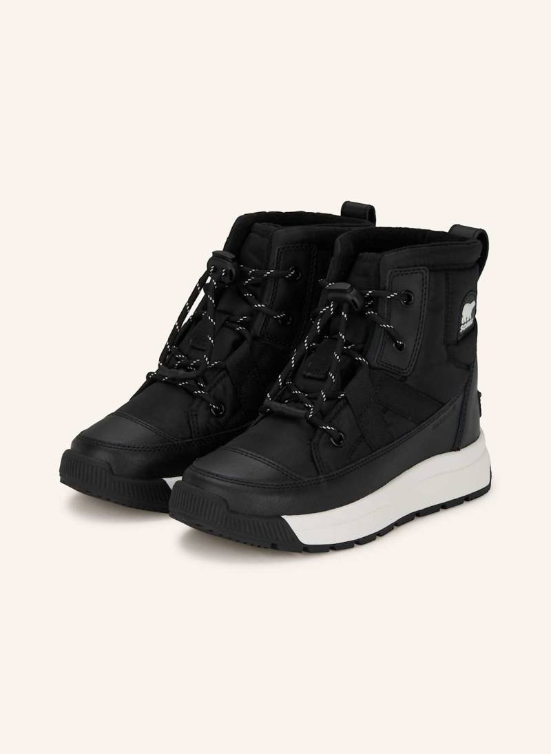 Sorel Schnürboots Whitney Iii Mid Wp schwarz von Sorel
