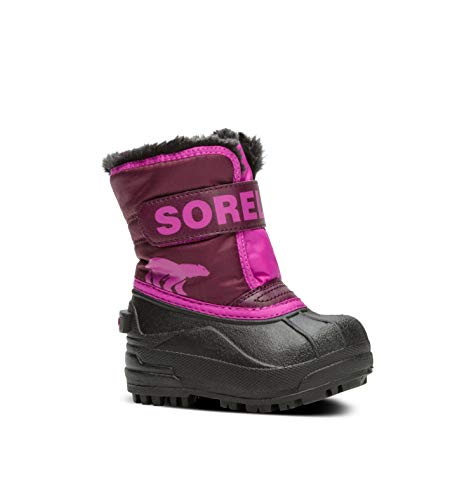 Sorel KIDS SNOW COMMANDER Schneestiefel für Unisex Kinder, Lila (Purple Dahlia x Groovy Pink) - Toddler, 24 EU von Sorel