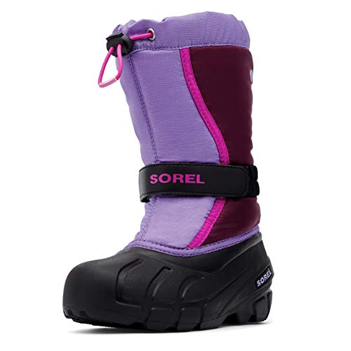 Sorel Unisex Kinder Flurry Winterstiefel, 25 EU Lila Purple Dahlia X Paisley Purple von Sorel