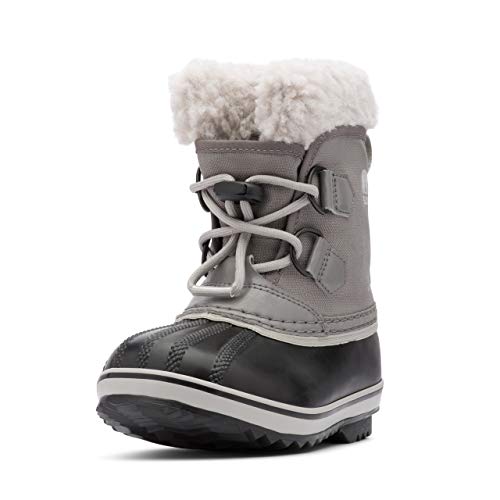 Sorel KIDS YOOT PAC NYLON WATERPROOF Schneestiefel für Unisex Baby, Grau (Quarry x Dove) - Children, 25 EU von Sorel