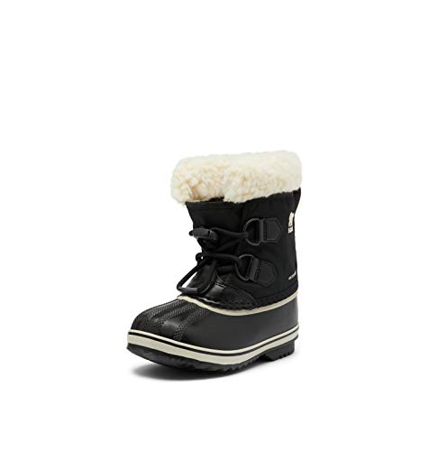 Sorel KIDS YOOT PAC NYLON WATERPROOF Schneestiefel für Unisex Baby, Schwarz (Black) - Children, 29 EU von Sorel