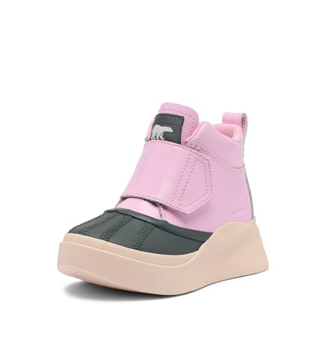 Sorel Unisex Kinder Out N About 4 Strap Waterproof Mode-Stiefel, Rosa Flare Perlglanz Sorel Unisex Kinder Out N About 4 Strap Waterproof Mode-Stiefel, Rosa Flare Perlglanz von Sorel