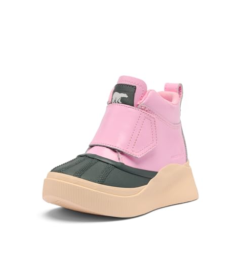 Sorel Unisex Kinder Out N About 4 Strap Waterproof Mode-Stiefel, Rosa Flare Perlglanz Sorel Unisex Kinder Out N About 4 Strap Waterproof Mode-Stiefel, Rosa Flare Perlglanz von Sorel
