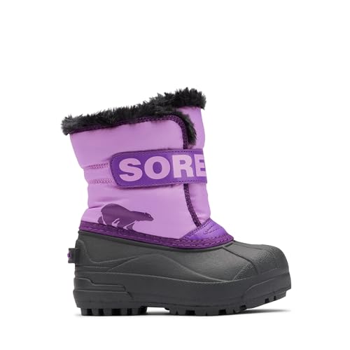 Sorel Youth Unisex Little Childrens Snow Commander Boot Stiefel, Gumdrop, Purple Violet von Sorel