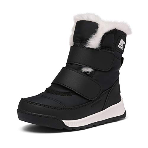 Sorel Whitney 2 Strap Waterproof wasserdichte Winterstiefel für Kinder, Schwarz (Black), 23 EU von Sorel