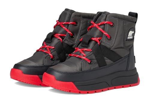 Sorel Unisex Kinder Whitney 3 Mid Waterproof Mode-Stiefel, Jet Black Sorel Unisex Kinder Whitney 3 Mid Waterproof Mode-Stiefel, Jet Black von Sorel