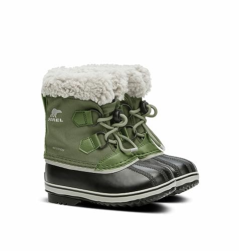 Sorel KIDS YOOT PAC NYLON WATERPROOF Schneestiefel für Unisex Baby, Grün (Hiker Green) - Children, 30 EU von Sorel