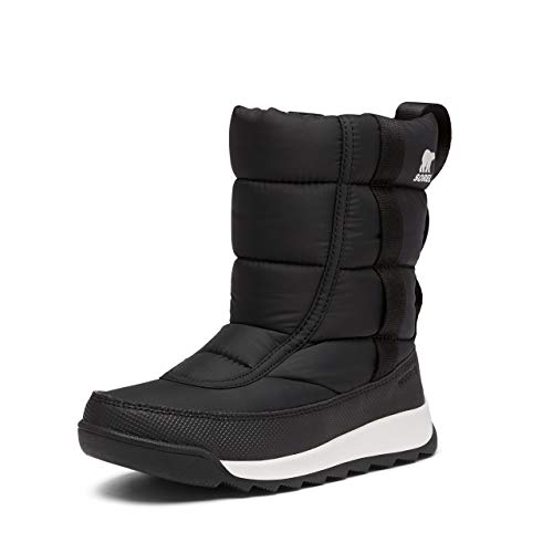 Sorel KIDS WHITNEY II PUFFY MID WATERPROOF Winterstiefel für Unisex Kinder, Schwarz (Black) - Youth, 35 EU von Sorel