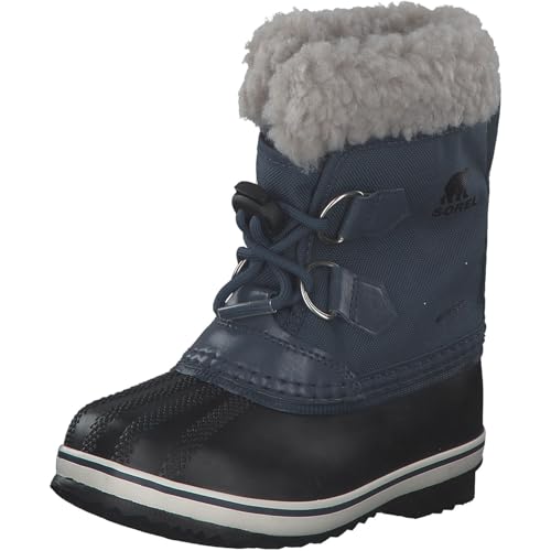 Sorel KIDS YOOT PAC NYLON WATERPROOF Schneestiefel für Unisex Baby, Blau (Uniform Blue x Black) - Children, 30 EU von Sorel