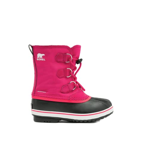 Sorel KIDS YOOT PAC NYLON WATERPROOF Schneestiefel für Unisex Kinder, Rot (Bright Rose) - Youth, 36 EU von Sorel