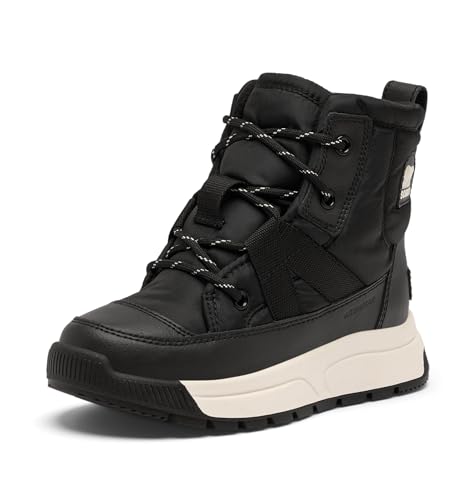 Sorel Youth Whitney III MID WP Mode-Stiefel, Black, Sea Salt, 33 EU von Sorel