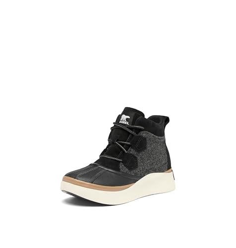 Sorel Women's Out N About IV Classic Waterproof Rain Boot, Black/Chalk, 7.5 von Sorel