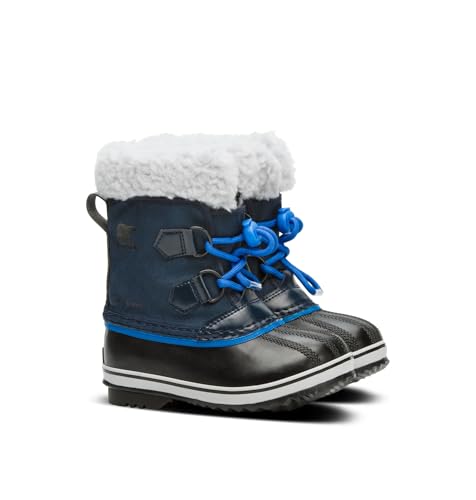 Sorel KIDS YOOT PAC NYLON WATERPROOF Schneestiefel für Unisex Baby, Blau (Collegiate Navy x Super Blue) - Children, 27 EU von Sorel