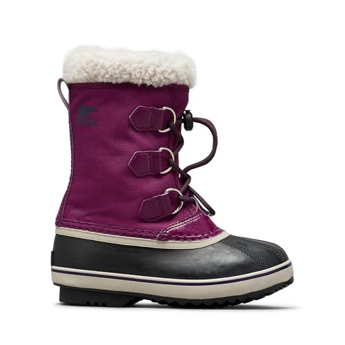 Sorel Unisex Kinder Yoot Pac Nylon Wp Wasserdichte Schneestiefel, Wild Iris Dark Plum Youth Collection 2024, 37 EU von Sorel