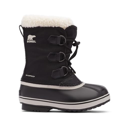 Sorel Yoot Pac Nylon Waterproof wasserdichte Schneestiefel, Black, 35 EU von Sorel