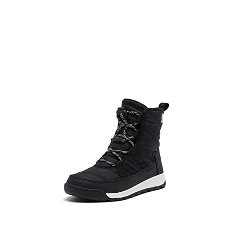 Sorel KIDS WHITNEY II SHORT LACE WATERPROOF Winterstiefel für Unisex Kinder, Schwarz (Black) - Youth, 34 EU 34 EU von Sorel