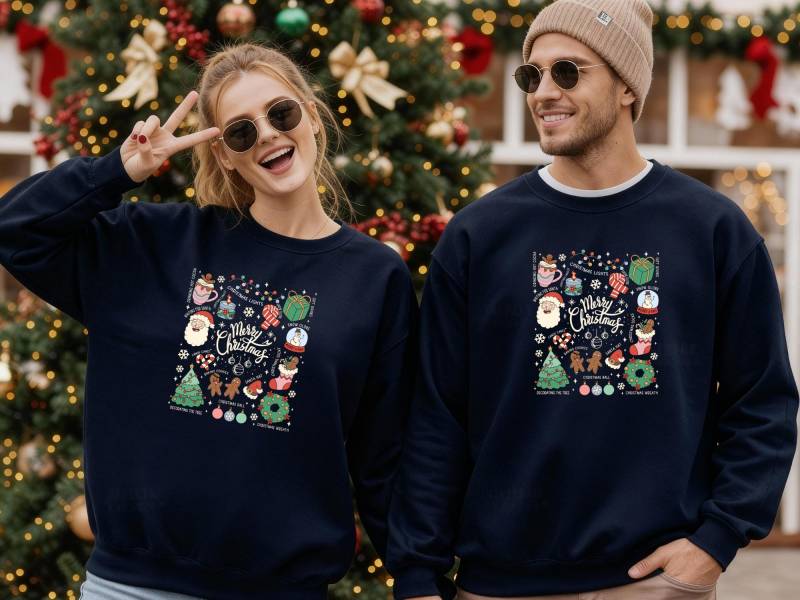 Weihnachtspullover Für Pärchen Als Pärchenoutfit Zu Weihnachten | Christmas Sweater Paare Weihnachtspulli Weihnachtssweatshirt von SorellaShirts