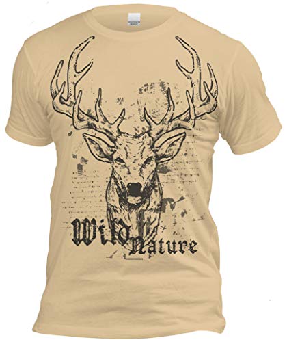 T-Shirt Auswahl Oktoberfest Tshirt Herren Volksfest Trachtenshirt Wild Nature in: Sand von Soreso Design