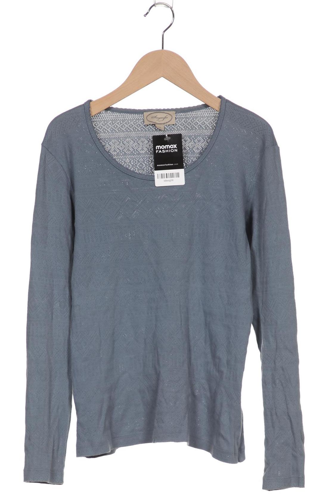 Sorgenfri Sylt Damen Langarmshirt, blau von Sorgenfri Sylt