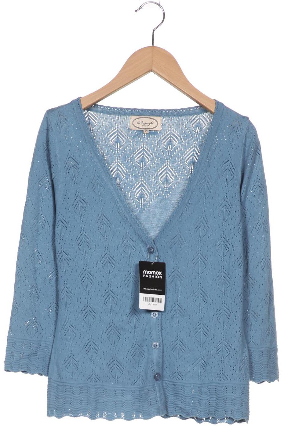 Sorgenfri Sylt Damen Strickjacke, blau von Sorgenfri Sylt