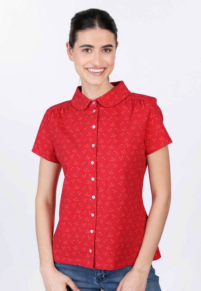 Sorgenfri Sylt Klassische Bluse Andy Cherry von Sorgenfri Sylt