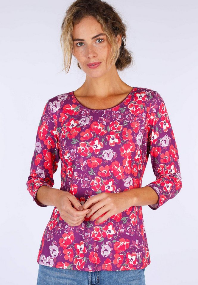Sorgenfri Sylt Langarmshirt Mabel flower field von Sorgenfri Sylt