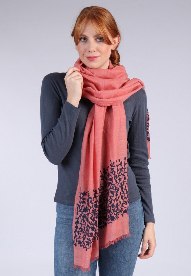 Sorgenfri Sylt Schal Tanny, Stickdetails von Sorgenfri Sylt