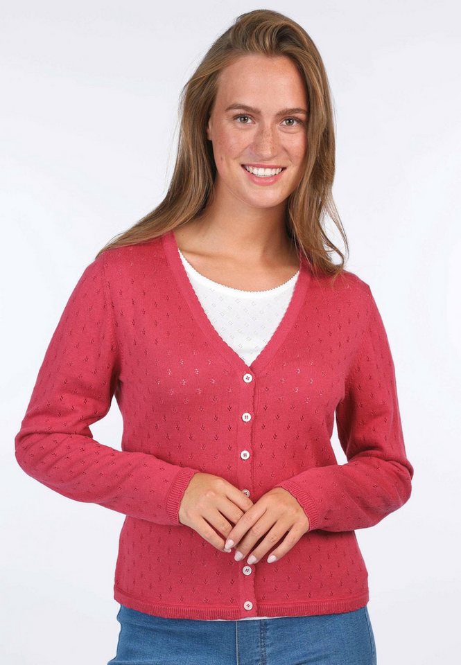 Sorgenfri Sylt Strickjacke Amily Ajour-Strickdetails von Sorgenfri Sylt