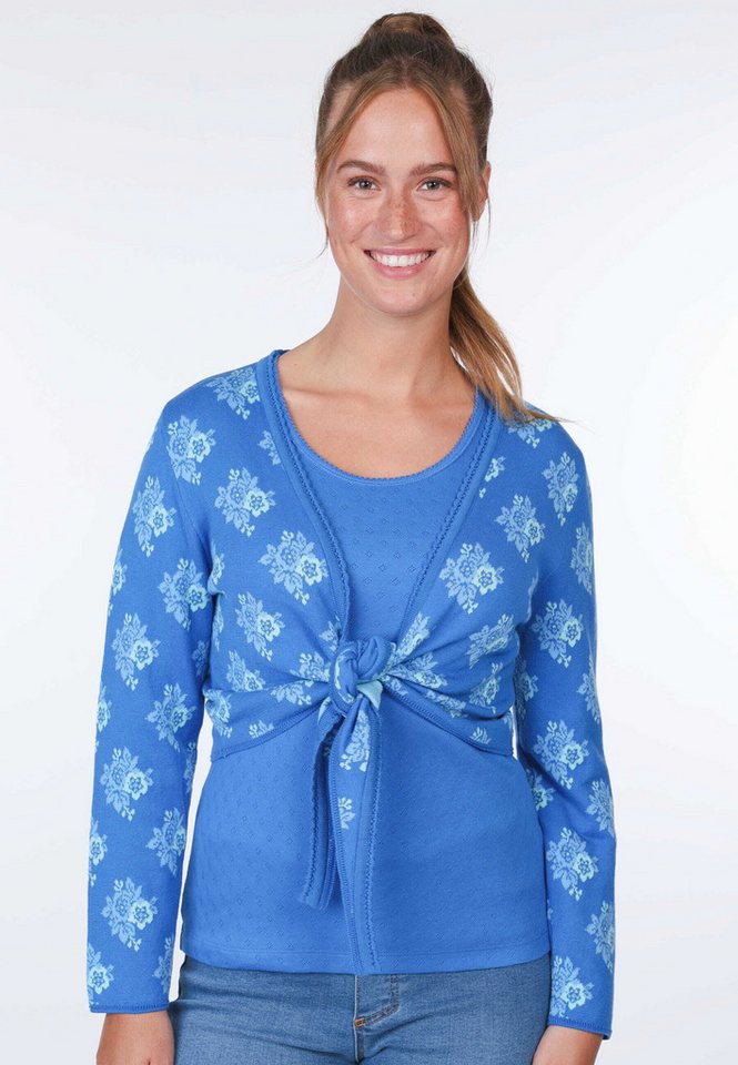 Sorgenfri Sylt Strickjacke Imka flower von Sorgenfri Sylt