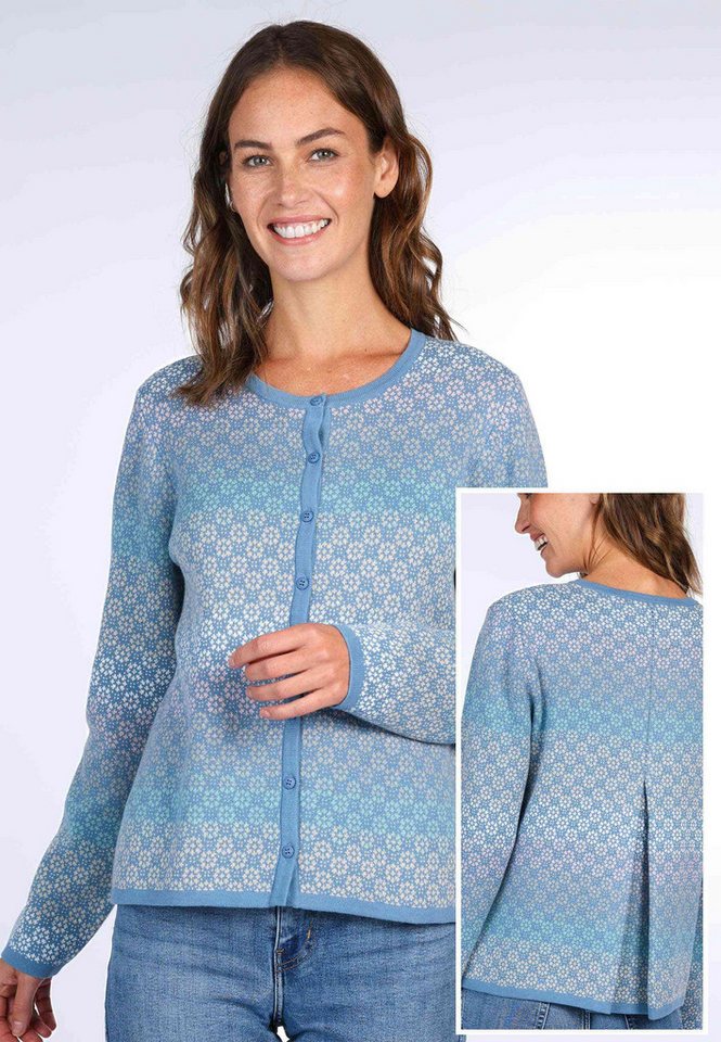 Sorgenfri Sylt Strickjacke Kadir gradient Kellerfalte am Rücken von Sorgenfri Sylt