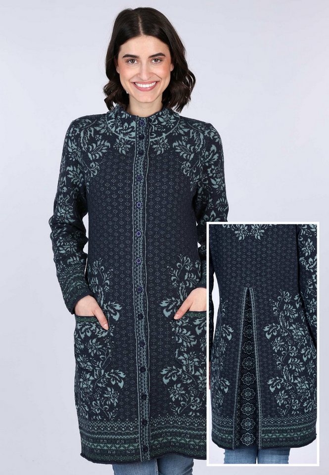 Sorgenfri Sylt Strickmantel Maite Kellerfalte am Rücken von Sorgenfri Sylt