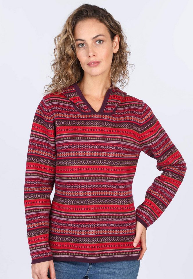 Sorgenfri Sylt Strickpullover Abella Ikat von Sorgenfri Sylt