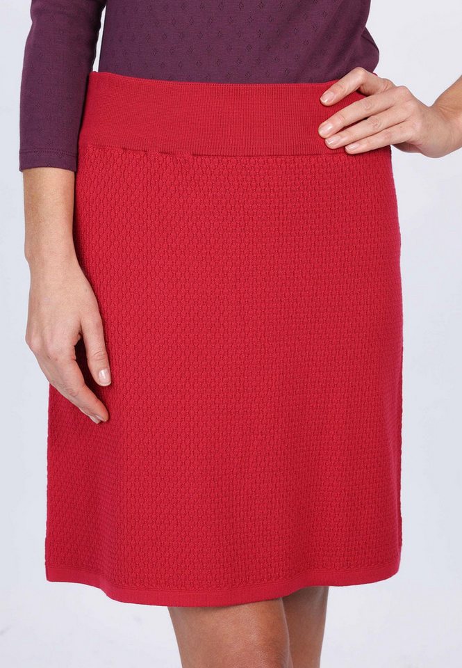 Sorgenfri Sylt Strickrock Gabi Solid Ajour-Strickdetails von Sorgenfri Sylt