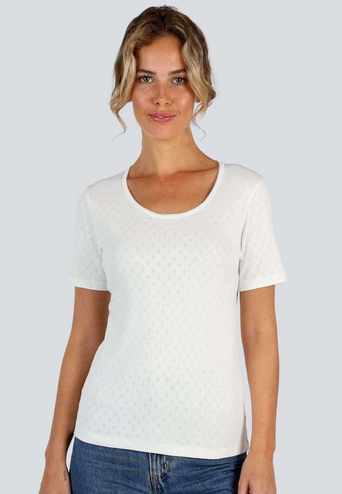 Sorgenfri Sylt T-Shirt Maren Ajour-Strickdetails von Sorgenfri Sylt