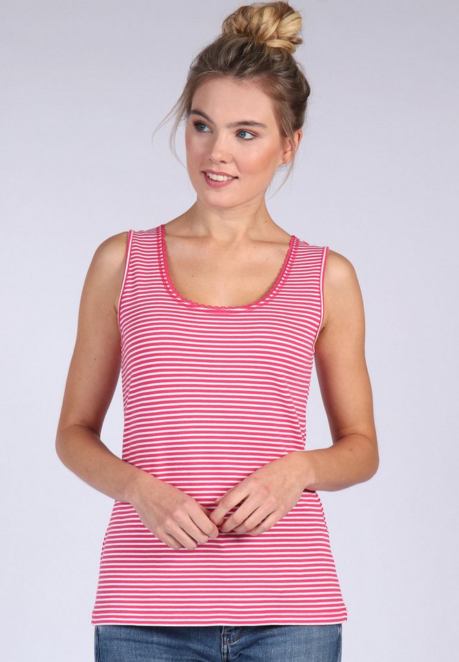 Sorgenfri Sylt T-Shirt Theda stripe Spitzendetails von Sorgenfri Sylt