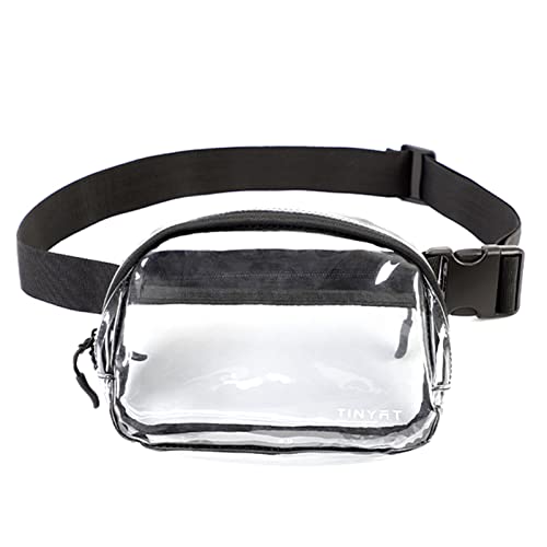 Durchsichtige Hüfttaschen Für Damen Sling Brusttasche Modische Transparente PVC Gürteltaschen Umhängetasche Umhängetasche Durchsichtige Gürteltasche Für Damen Weiß von Sorrowso