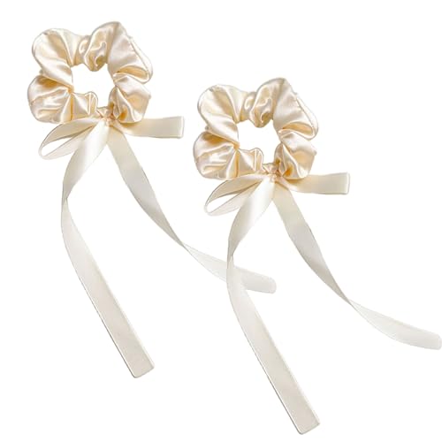 Elastische Haargummis, elastische Haarbänder, elastisches Haarband, Satin-Material, perfektes Geschenk für Frauen und Mädchen, elastische Haarbänder von Sorrowso