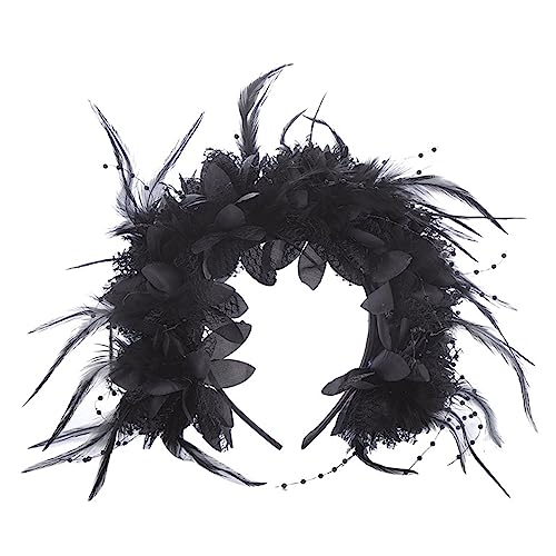 Elegante Kunstblumen-Haarbänder, langlebig, Halloween-Haarbänder für Frauen und Mädchen, Hochzeitsfeier, Halloween, Blumen-Stirnband, Blumen-Stirnband, Halloween-Haarbänder für Frauen von Sorrowso
