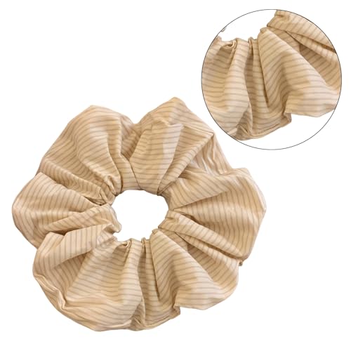 Elegante Spitze Haar Seil Elastische Haar Scrunchies Modische Gestreifte Pferdeschwanz Haar Versorgung Für Frauen Mädchen Elastische Haar Scrunchy von Sorrowso