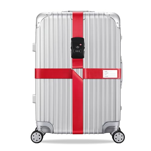 Koffer Kreuzgurte Mit Passwortsperre Sorgen Für Sicheres Und Stabiles Reisen Für Frauen Und Männer von Sorrowso