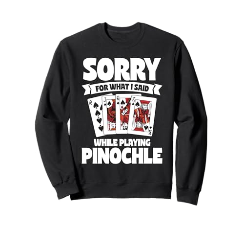 Cooles Kartenspiel Design Für Männer Frauen Binokel Turnier Sweatshirt Cooles Kartenspiel Design Für Männer Frauen Binokel Turnier Sweatshirt von Sorry For What I Said While Playing Pinochle