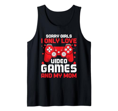 Sorry Mädels, ich Liebe nur Videospiele und den Valentinstag meiner Mutter Tank Top Sorry Mädels, ich Liebe nur Videospiele und den Valentinstag meiner Mutter Tank Top von Sorry Girls I Only Love Video Games And My Mom