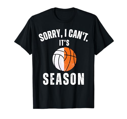 Mama von beiden TUT Mir leid, ich kann Nicht Es ist Basketball-Volleyball-Saison T-Shirt Mama von beiden TUT Mir leid, ich kann Nicht Es ist Basketball-Volleyball-Saison T-Shirt von Sorry I Can't It's Basketball Volleyball Player