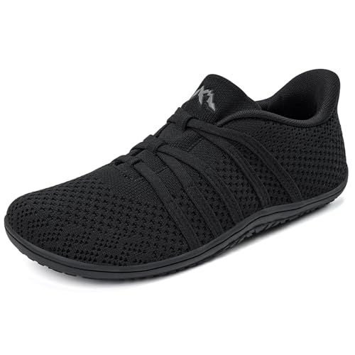 Sosenfer Barfußschuhe Damen Slip On Sneaker Breite Barfuss Schuhe Traillaufschuhe Outdoor Hausschuhe Leicht Barefoot Shoes-HEISE-40 von Sosenfer