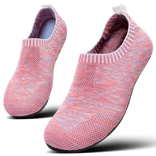 Sosenfer hausschuhe Damen Herren Bequem pantoffeln rutschfest Slip on Flache hüttenschuhe cozy slippers Unisex-FENSE-35 von Sosenfer