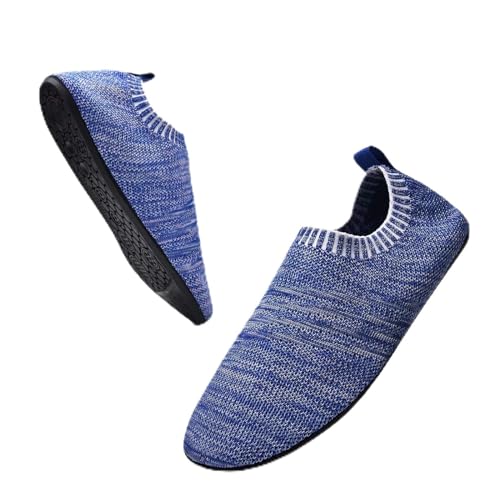 Sosenfer Hausschuhe Damen Herren Leichte hüttenschuhe rutschfest Flache Pantoffeln Home Cozy Slippers Unisex-BAOLAN-37 von Sosenfer