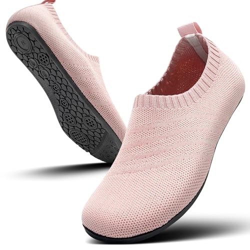 Sosenfer Hausschuhe Damen Herren Leichte hüttenschuhe rutschfest Flache Pantoffeln Home Cozy Slippers Unisex-FENQUAN-35 von Sosenfer